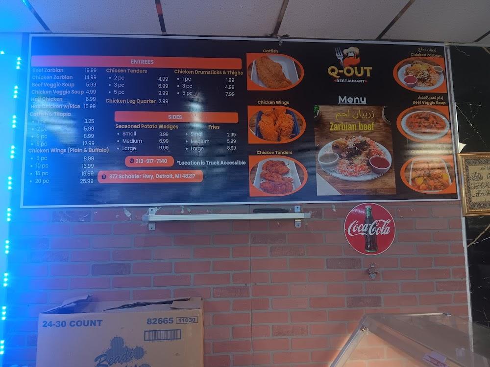Q OUT RESTAURANT Menu image 1